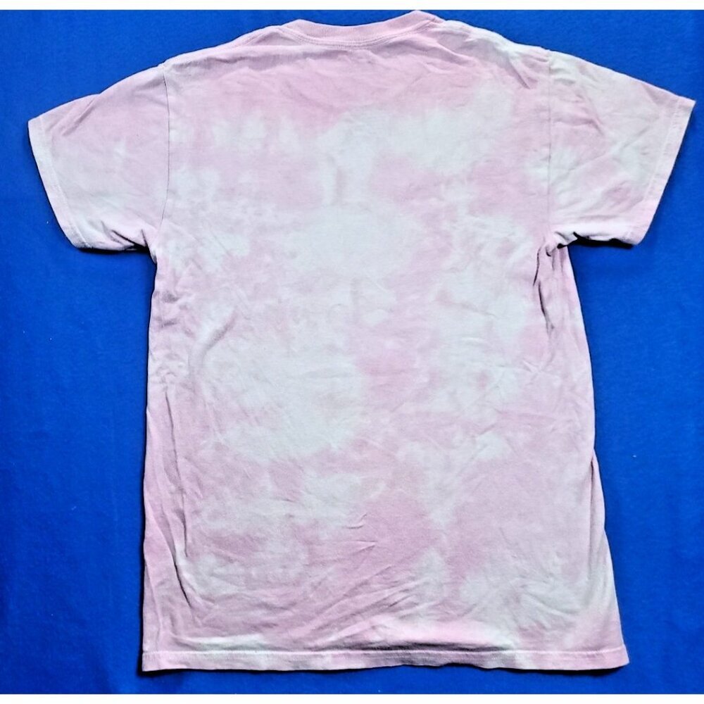 Nirvana T-Shirt Men's Small Short Sleeve Music Smiley Graphic Tie Dye Pink - Picture 4 of 14
